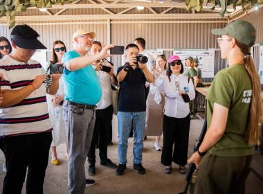 Журналисты ведущих мировых СМИ познакомились с курсантами Центра «ВОИН»