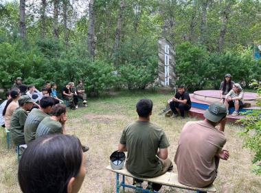 Инструкторы пообщались с бурятскими курсантами в формате «Легенды ВОИНа. Истории»