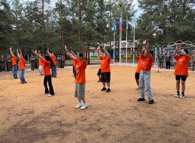200 курсантов принимают участие во второй смене «Время юных героев» Центра «ВОИН» в Якутске