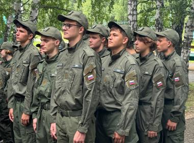 Завершились военно-спортивные сборы в лагере «Белая роща» Яйского района