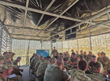 Сборы инструкторов Центра «ВОИН» по изучению беспилотных систем прошли на воинском полигоне «Прудбой»