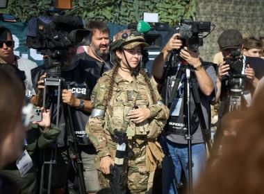 Армия «Волга», в составе которой выступила сборная Центра «ВОИН», заняла третье место в финальном бою «Зарницы 2.0»