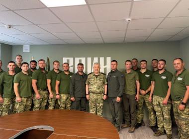 Сегодня провел рабочее совещание с руководящим составом и инструкторами Луганского филиала Центра «ВОИН»