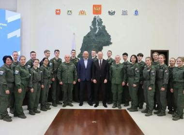 Вручение знаков различия курсантам Центра «ВОИН» в Свердловской области