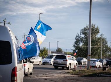 Инструкторы Центра «ВОИН» приняли участие в автопробеге, посвященном победе на Халхин-Голе