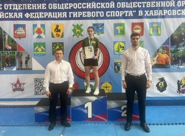 Курсанты Центра «ВОИН» собрали россыпь медалей на чемпионате и первенстве Хабаровского края по гиревому спорту