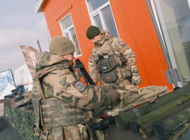 Центр «ВОИН» развернул экспозицию в рамках реконструкции «За Сталинград»