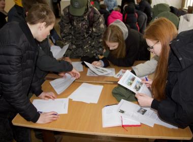 Сахалинские курсанты приняли участие в муниципальном этапе военно-патриотической игры «Зарница»