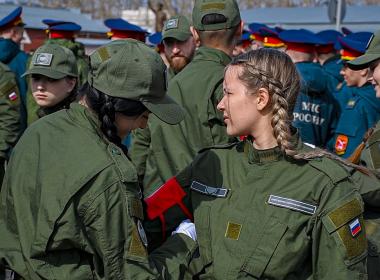 Кемеровские курсанты Центра «ВОИН» начали подготовку к Параду Победы