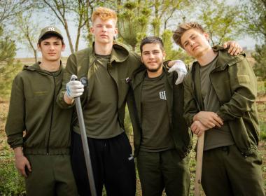 Курсанты Центра «ВОИН» приняли участие в акции «Сад памяти» в честь Дня Земли